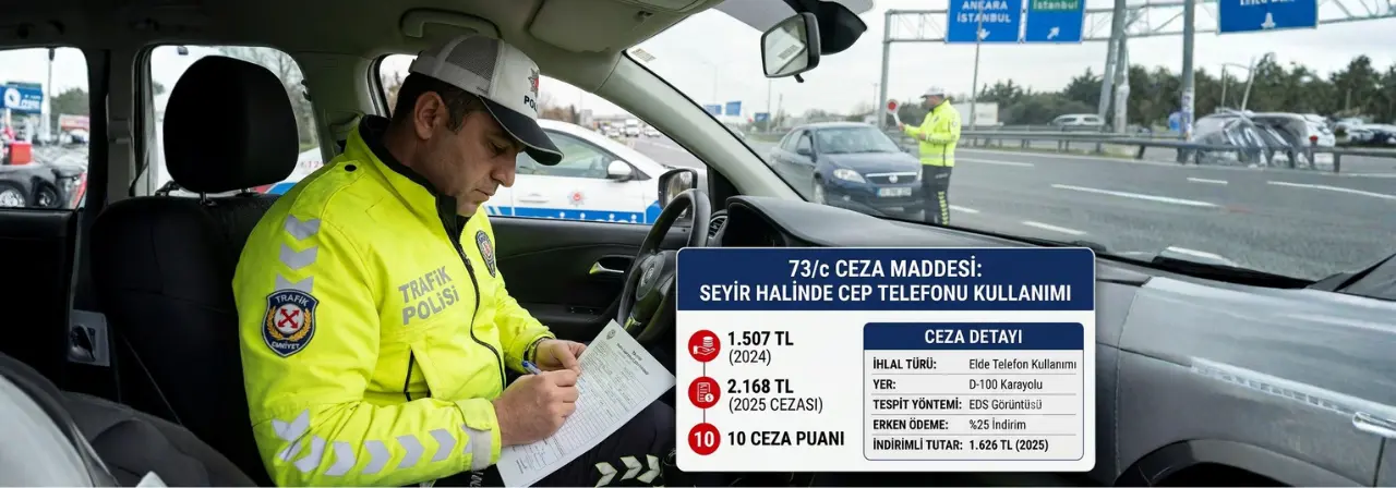 Seyir Halinde Telefon Kullanma Cezası: EDS Nasıl Yazar?