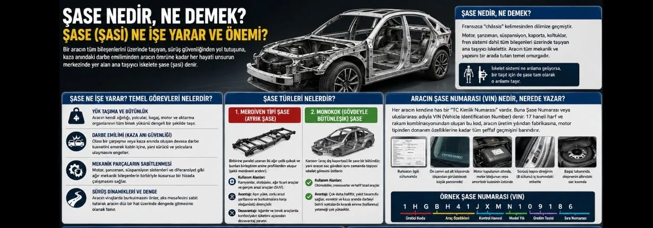 Şase Nedir, Ne Demek? Şase (Şasi) Ne İşe Yarar ve Önemi?