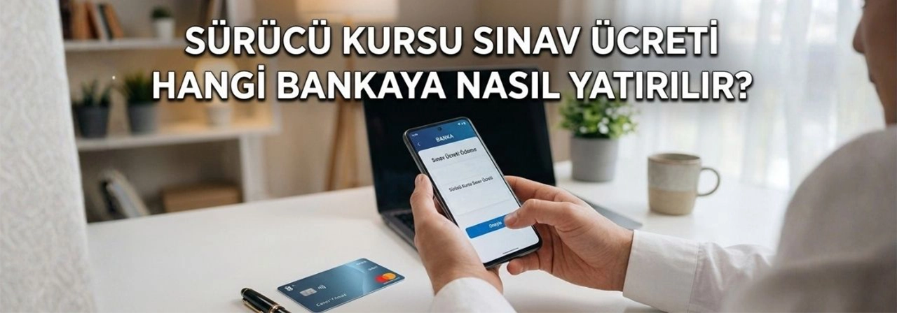 Sürücü Kursu Sınav Ücreti Hangi Bankaya Nasıl Yatırılır?