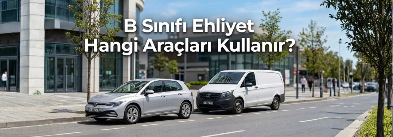 B Sınıfı Ehliyet Hangi Araçları Kullanır?