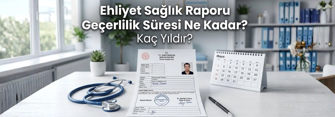 Ehliyet Sağlık Raporu Geçerlilik Süresi Ne Kadar, Kaç Yıldır?