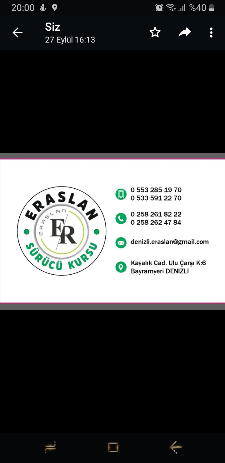 Eraslan Taşıt Sürücü Kursu