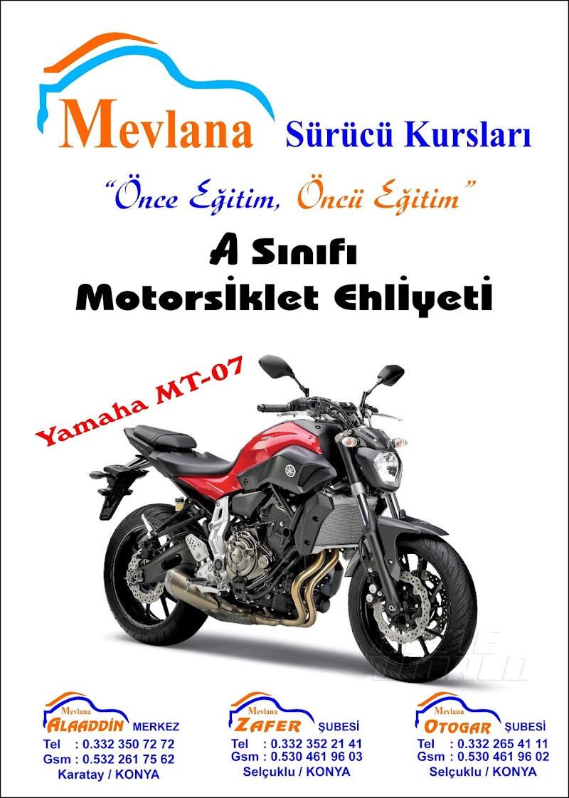 Mevlana Sürücü Kursu (Zafer Şubesi)