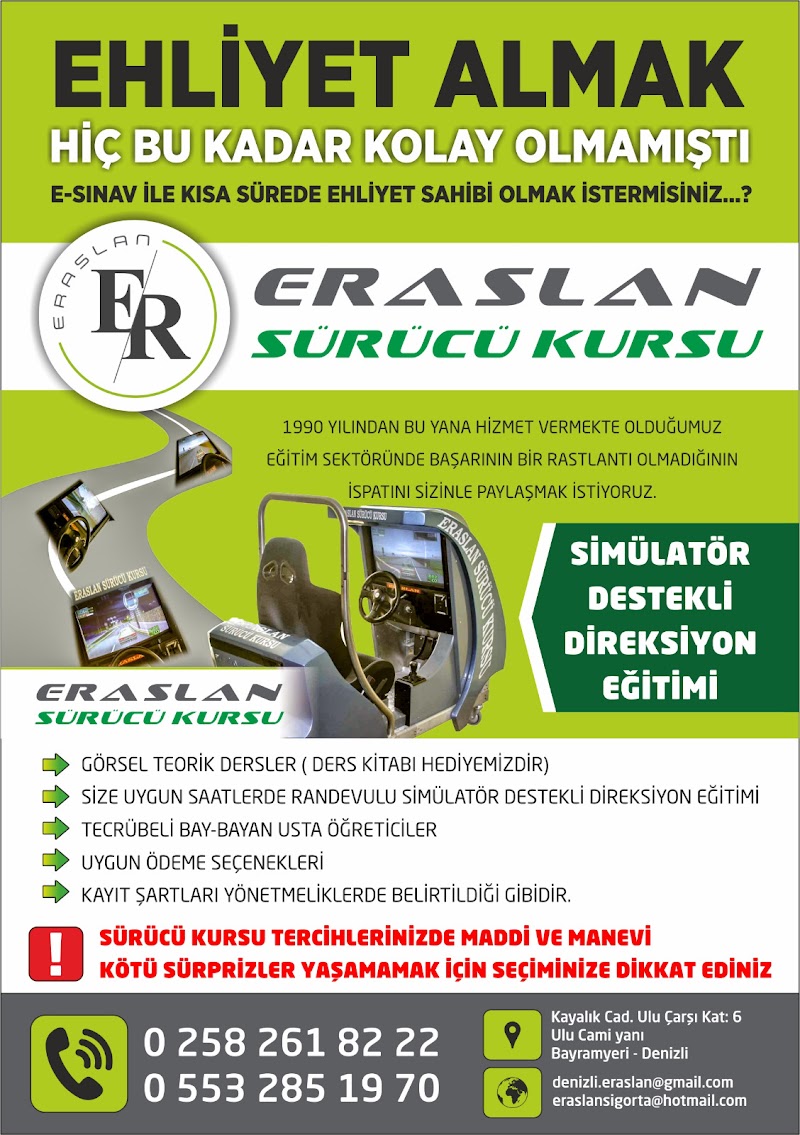 Eraslan Taşıt Sürücü Kursu