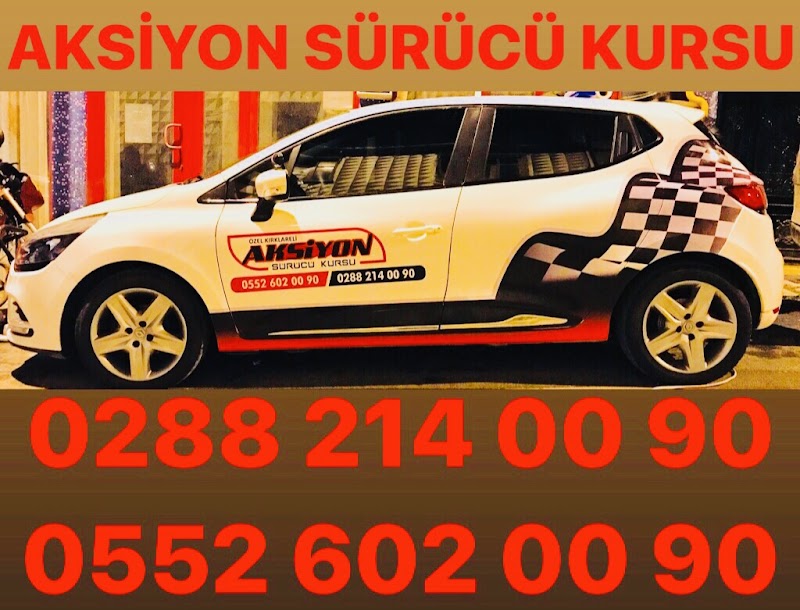 Kırklareli Aksiyon Sürücü Kursu