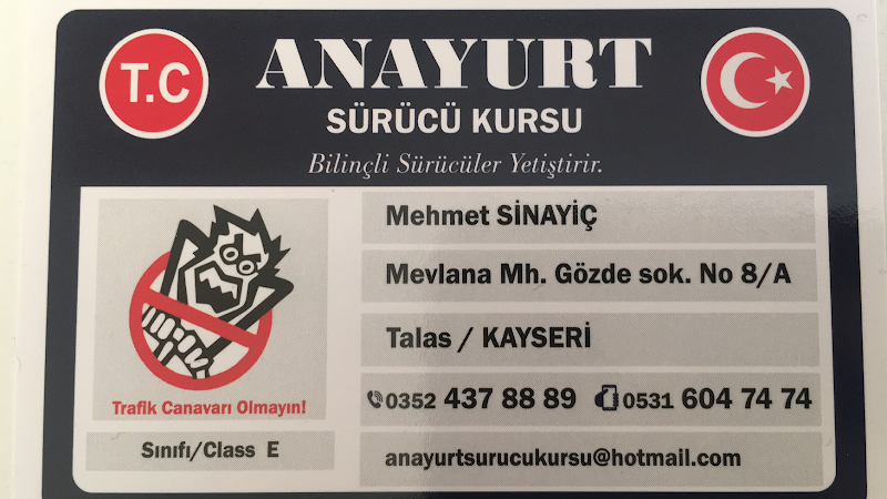 Anayurt Sürücü Kursu
