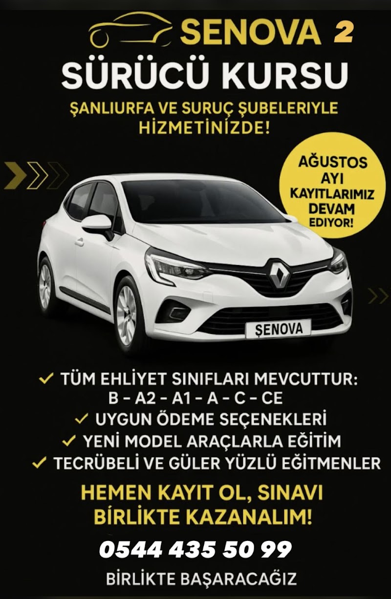 Şenova 2 Sürücü Kursu