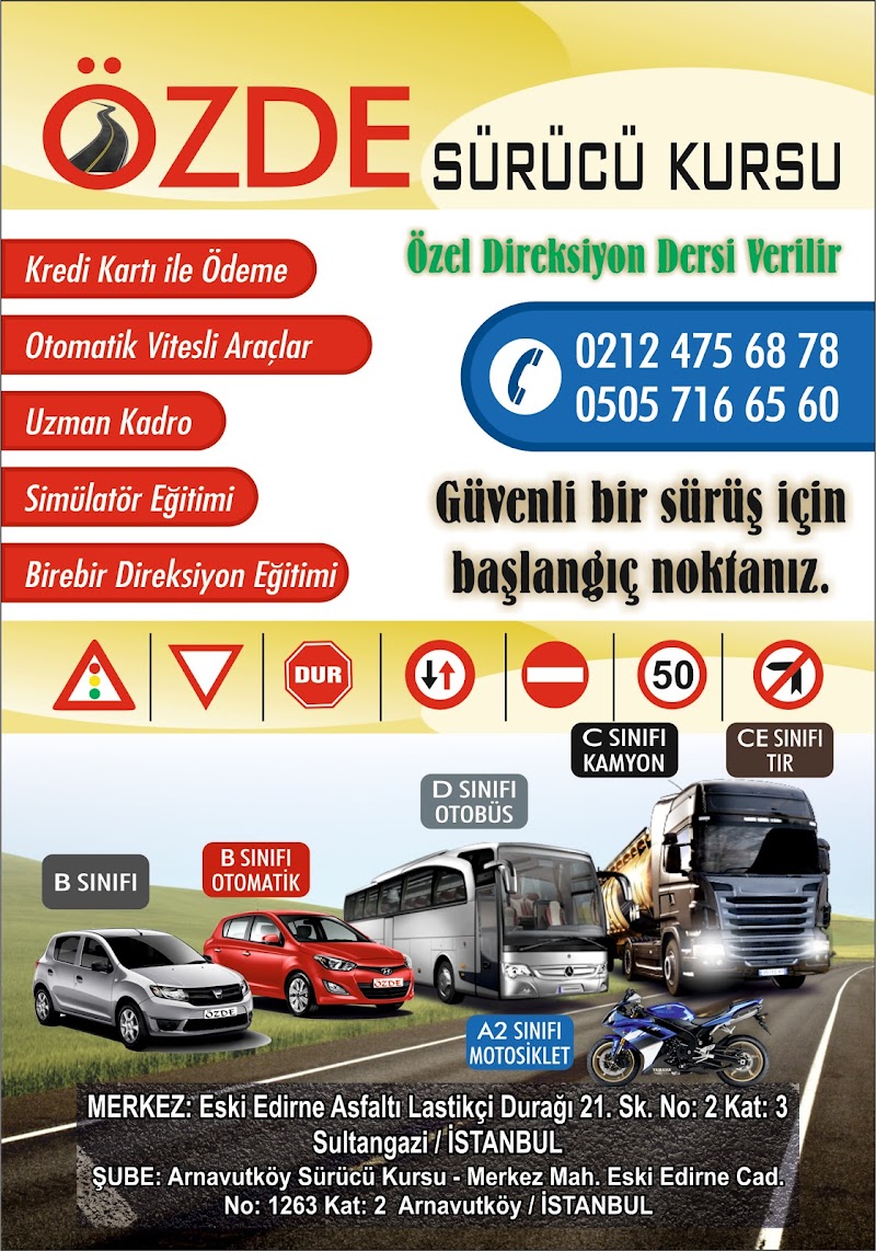 Yeni Özde Sürücü Kursu (Sultançiftliği Şubesi)