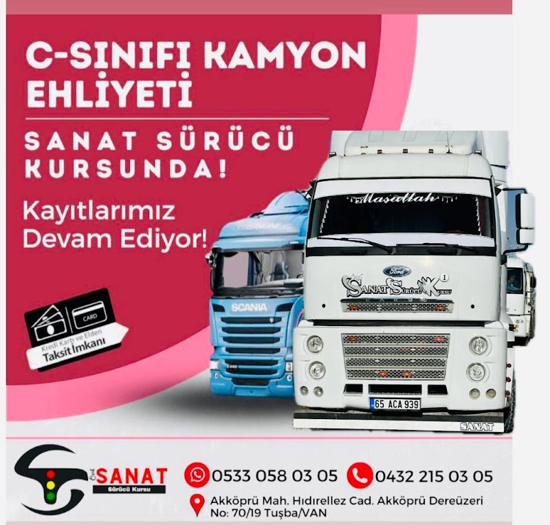 Sanat Taşıt Sürücü Kursu
