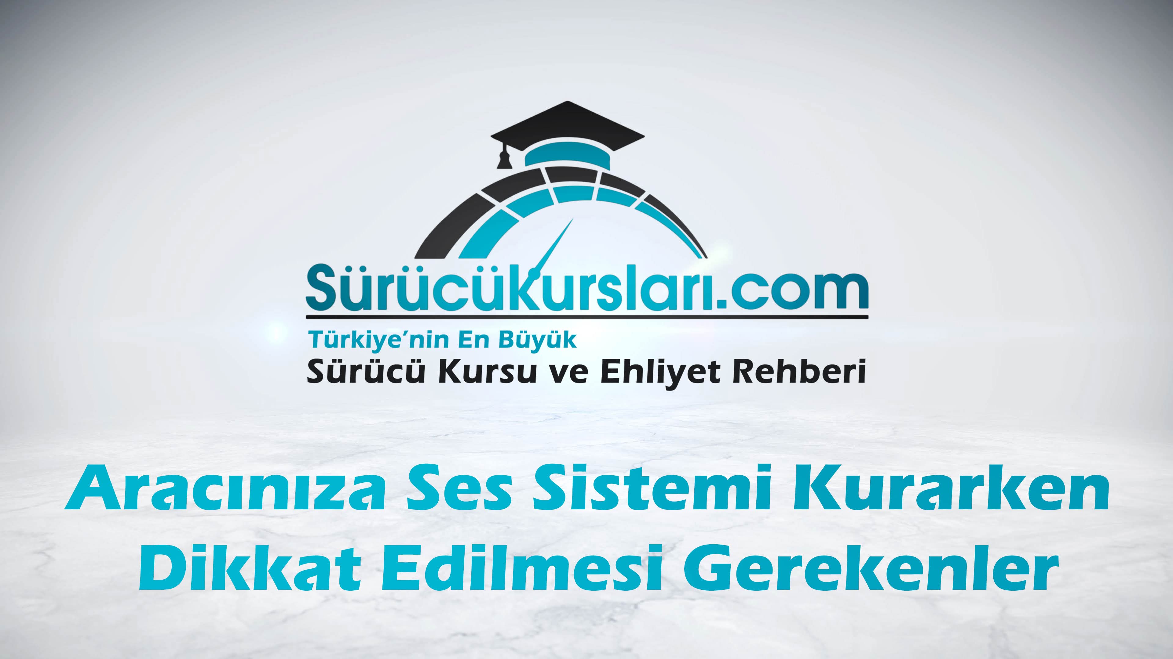 Aracınıza Ses Sistemi Kurarken Dikkat Edilmesi Gerekenler