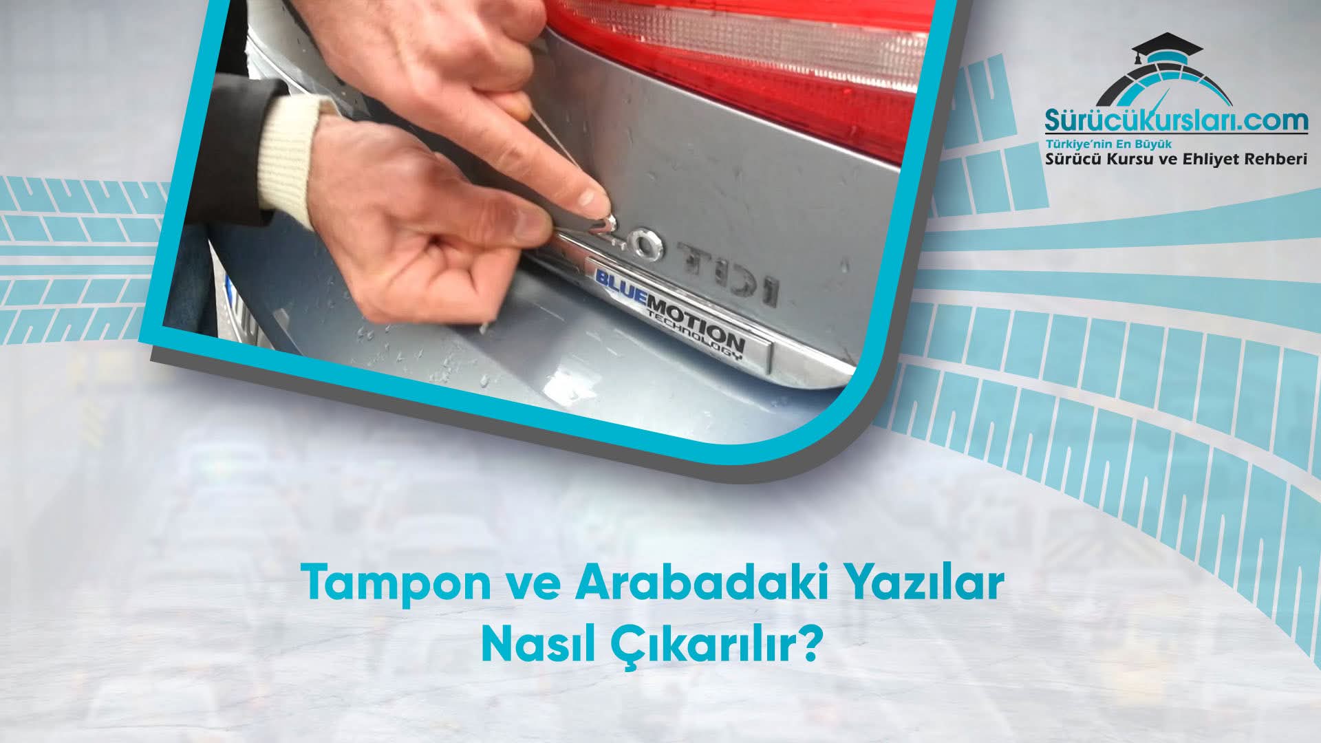 Tampon ve Arabadaki Yazılar Nasıl Çıkarılır